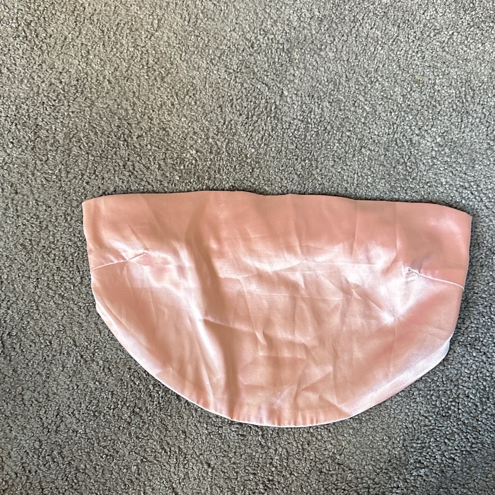 Strapless Pink Crop